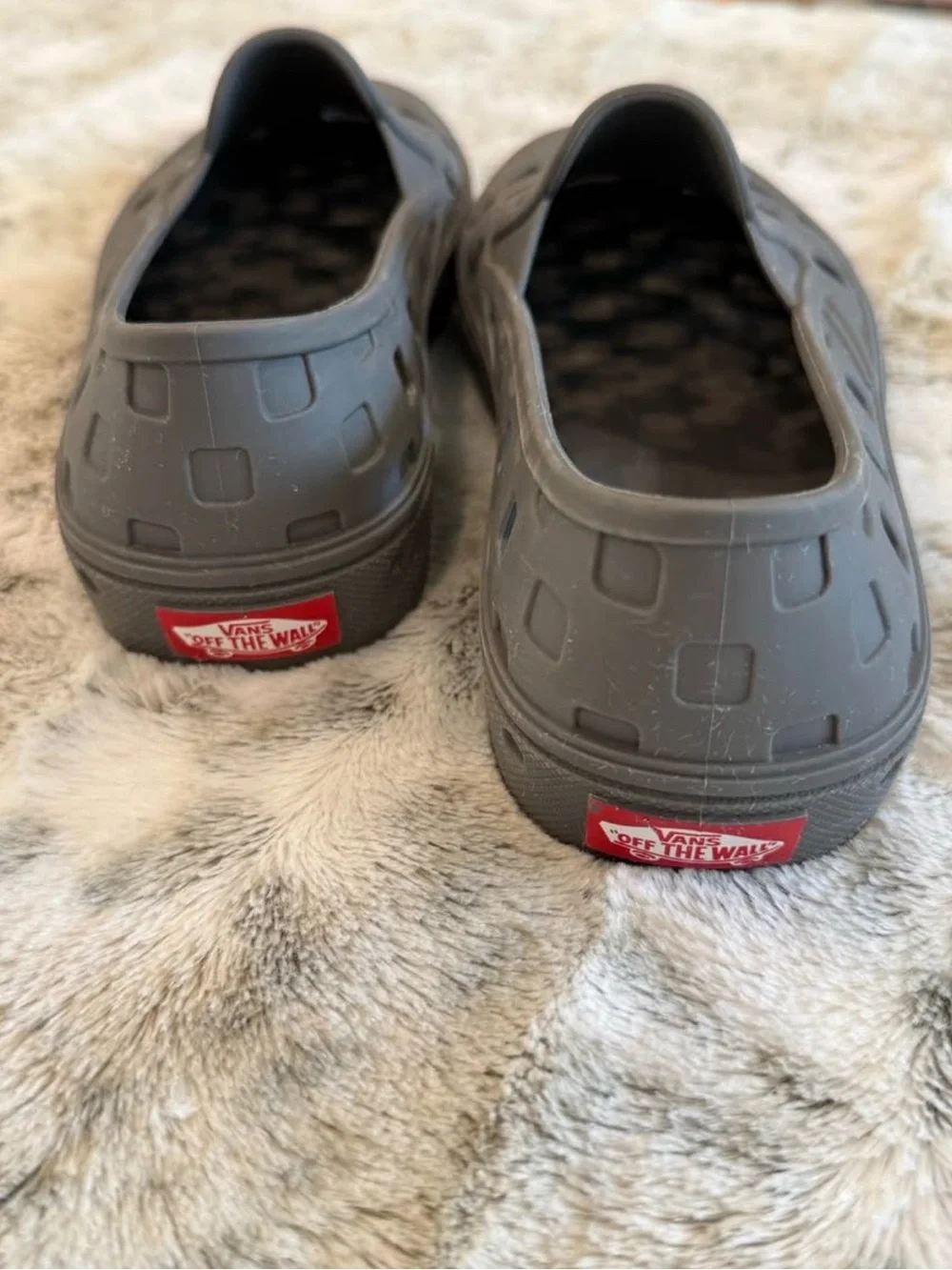Vans Slip On TRK Kids Water Shoes Gray Pewter Youth Boys Size 5